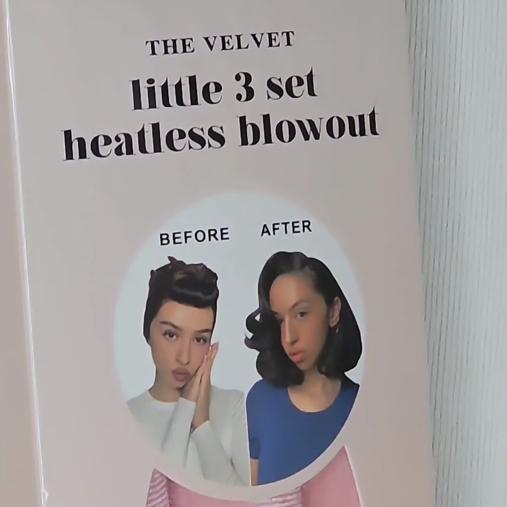 Yoshivuki Pink Heatless Blowout Set